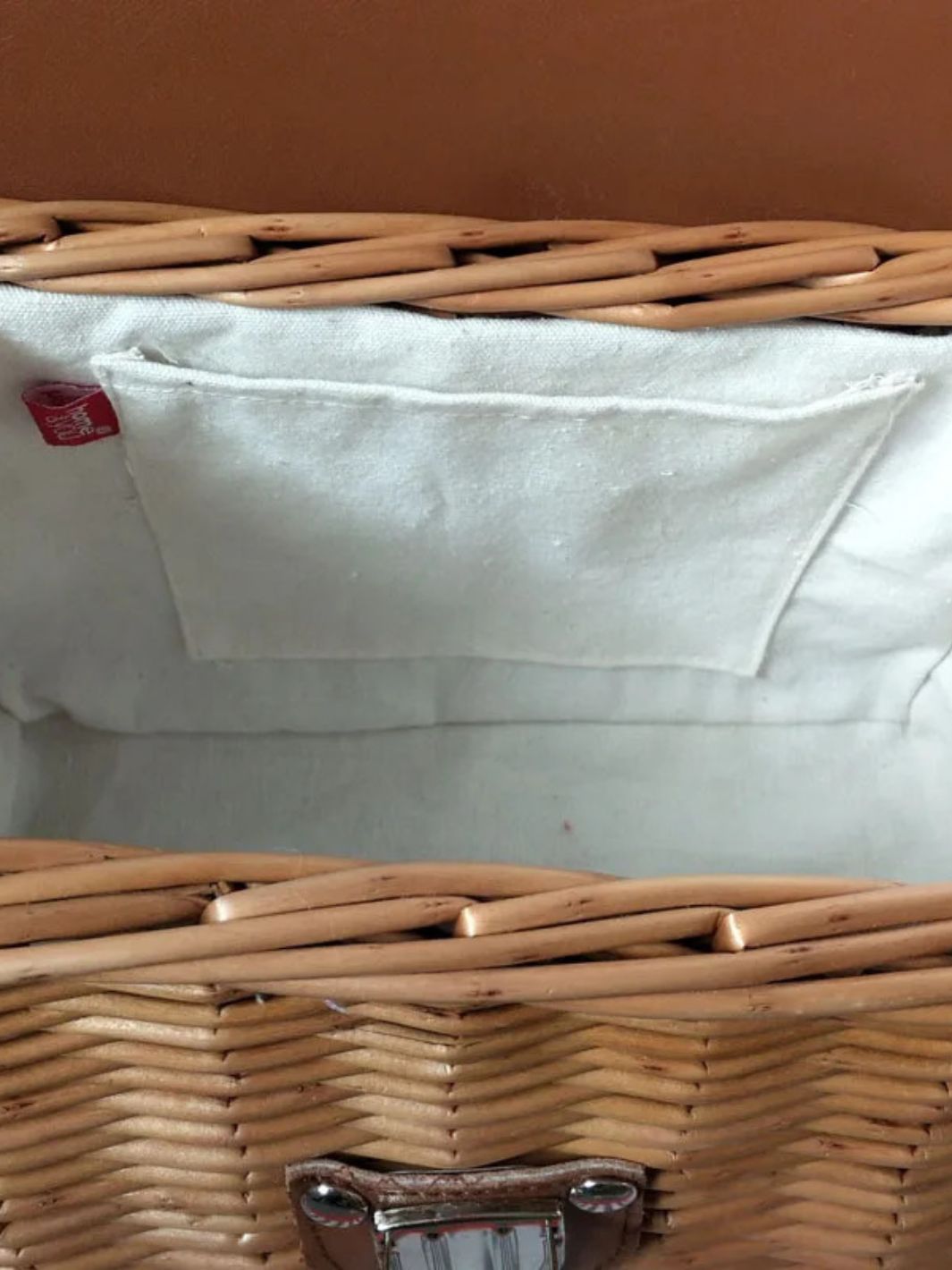 Rectangular rattan bag
