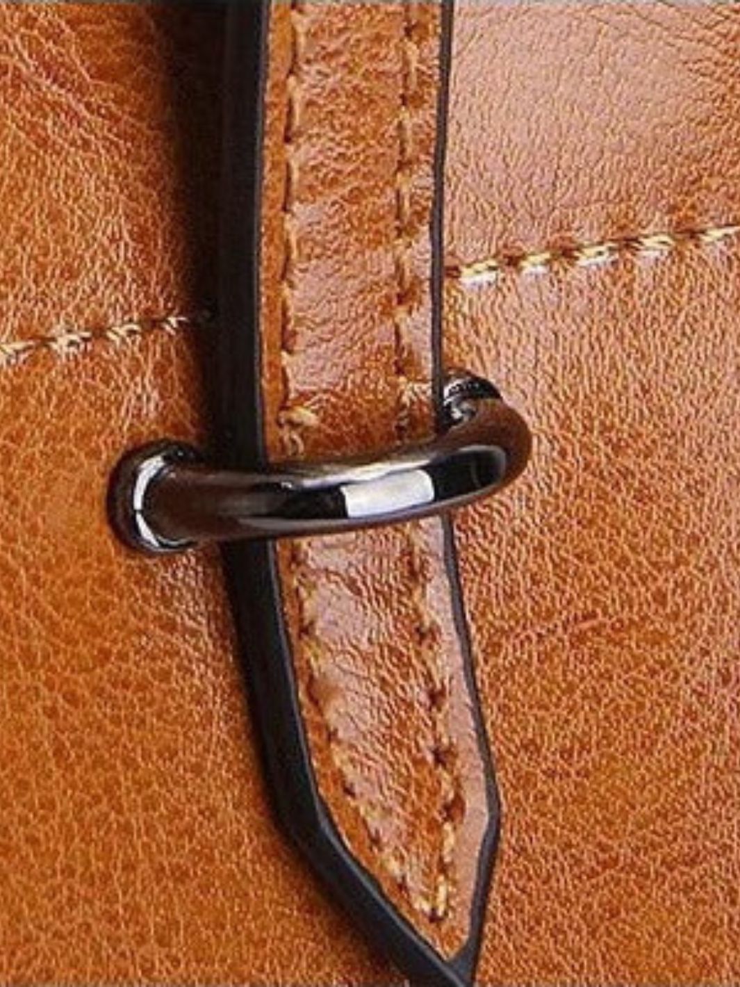 Leather tote