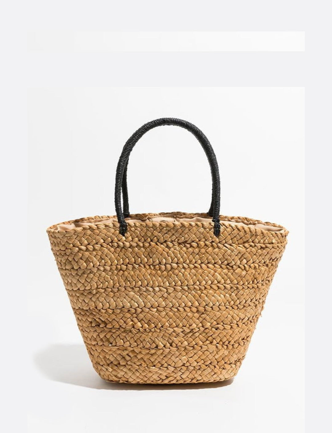 Cabas osier marron clair