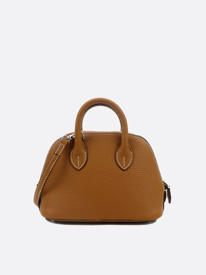 petit sac à main cuir camel