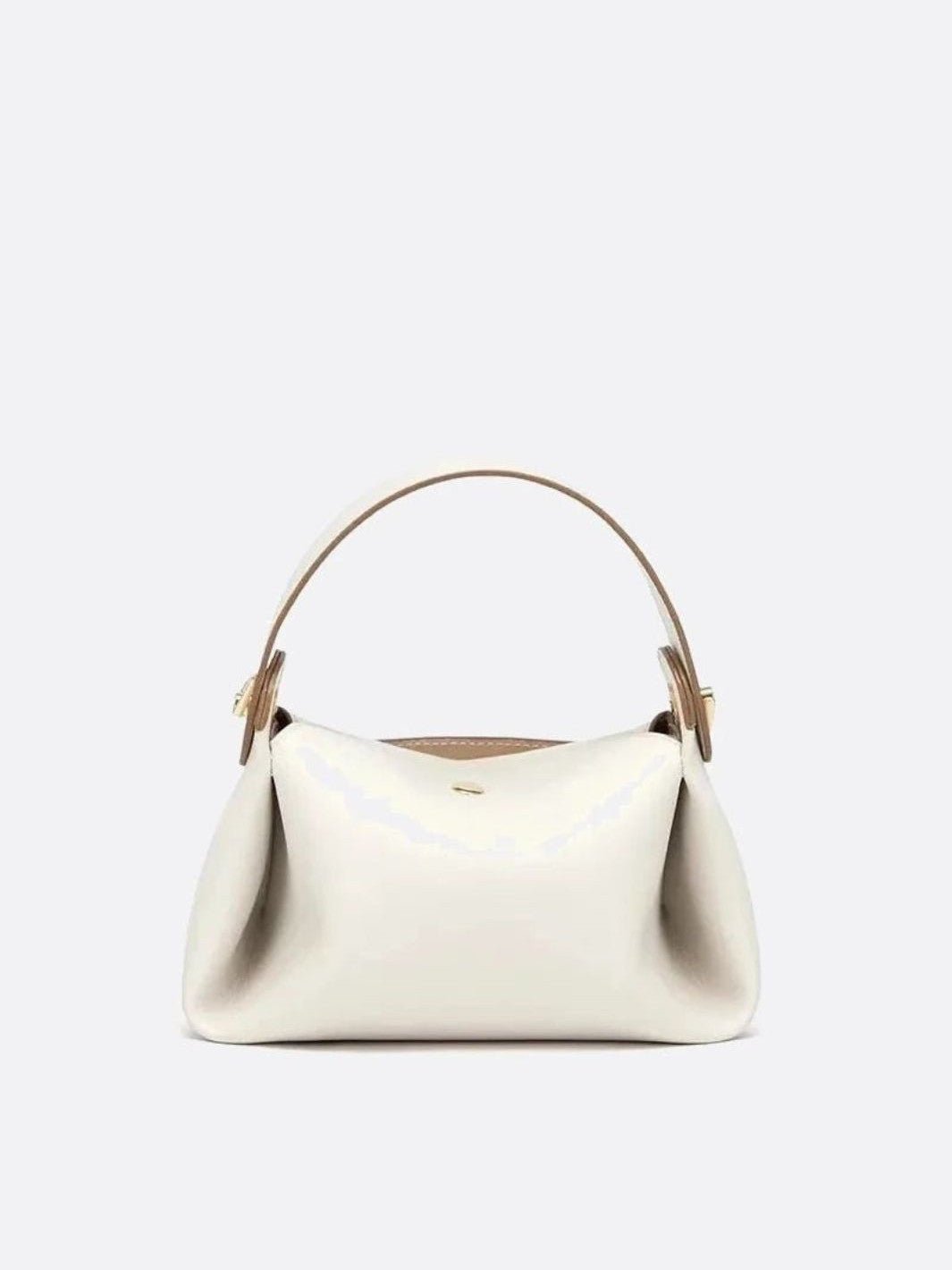 Petit sac à main cuir blanc