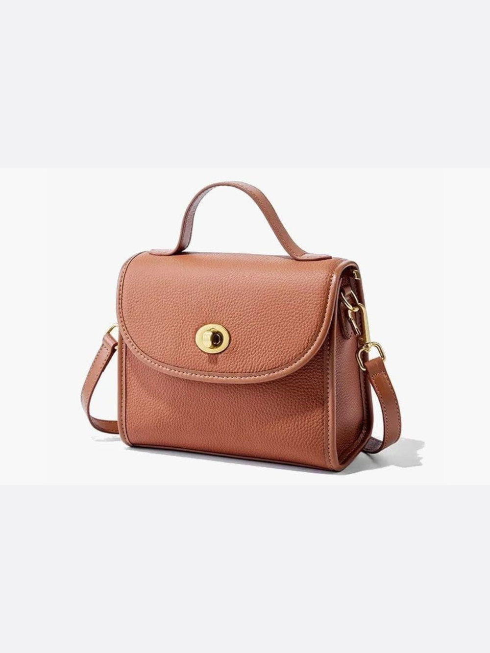 Sac à main carré cuir