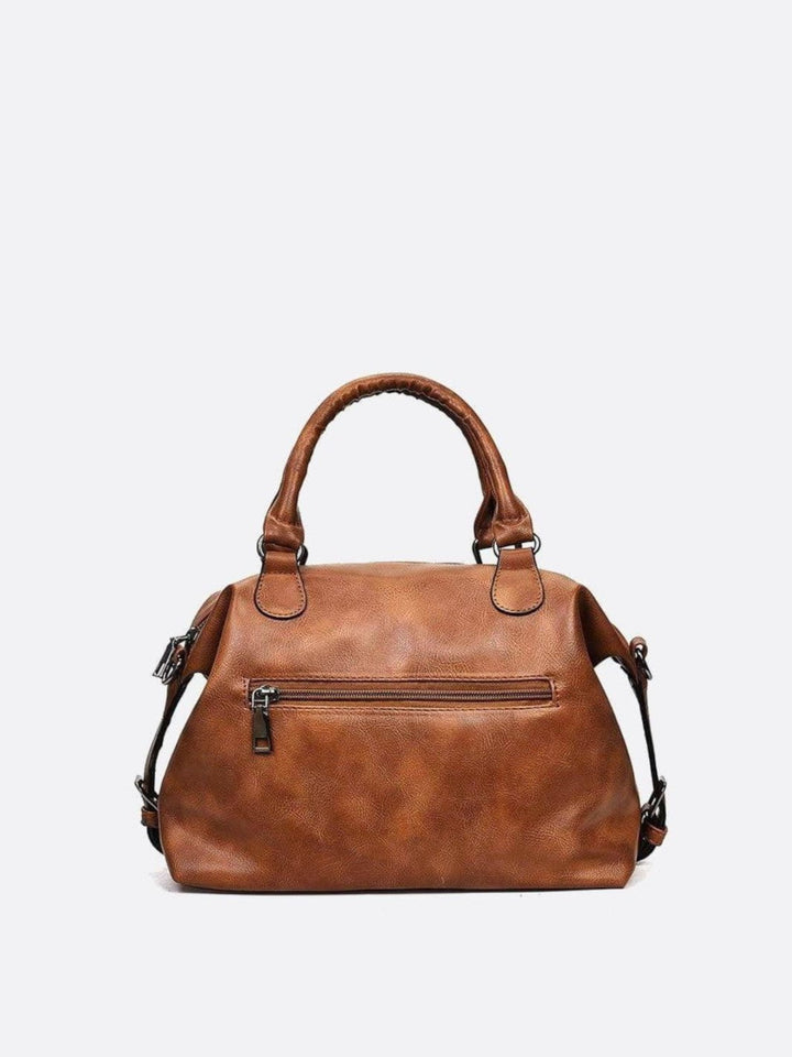 Retro leather handbag