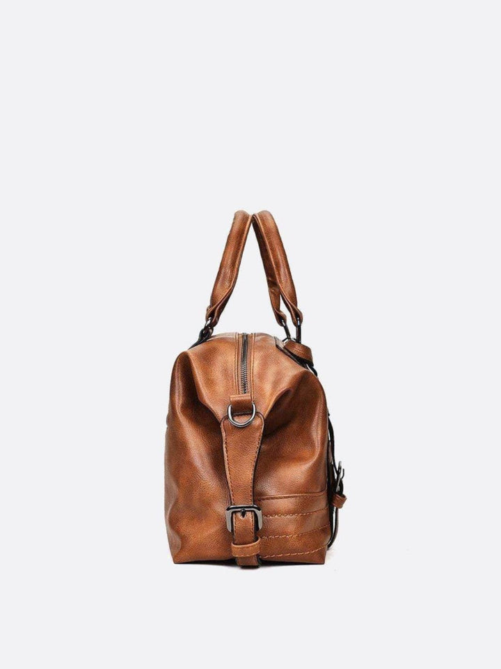 Retro leather handbag