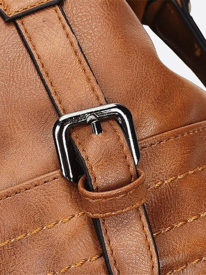 Retro leather handbag