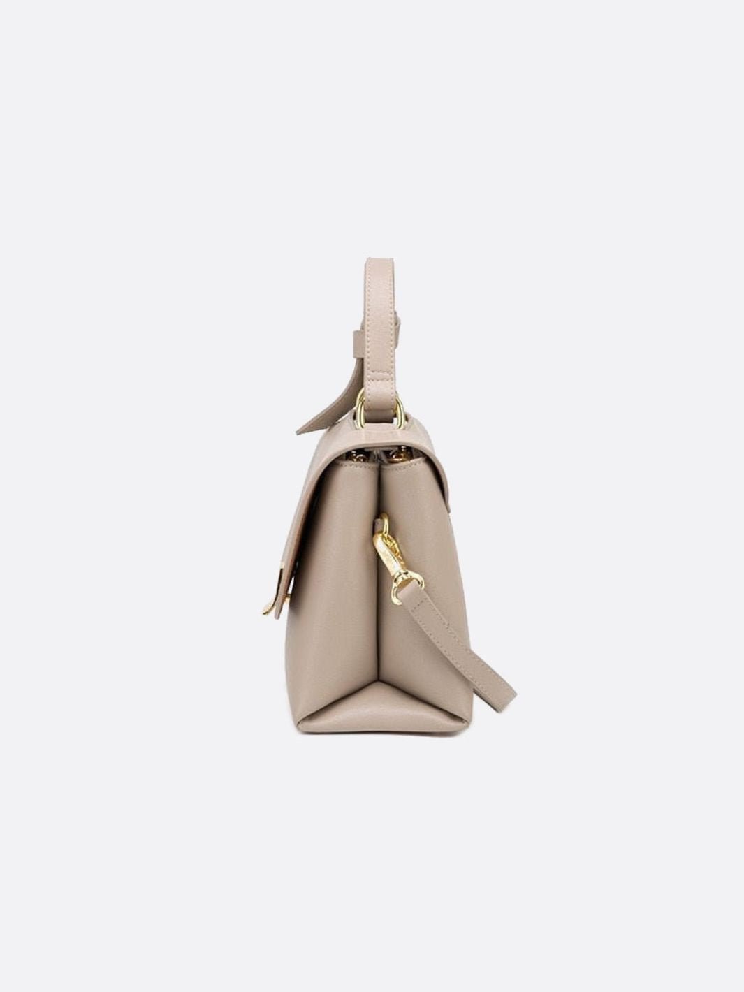 Trapeze leather handbag 