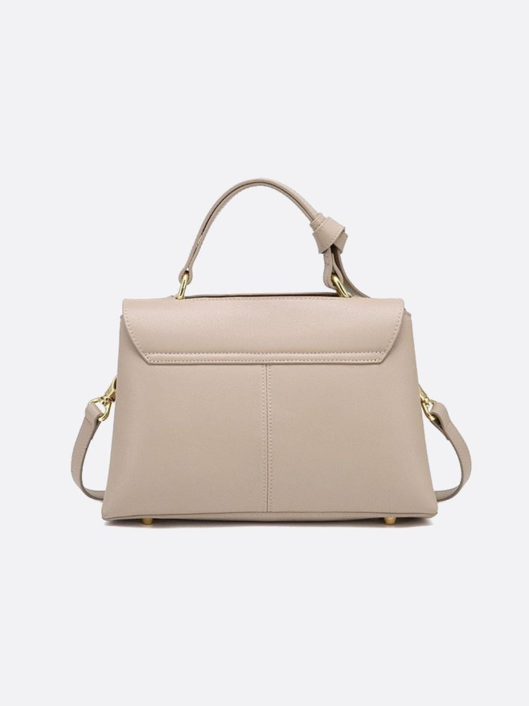 Trapeze leather handbag 