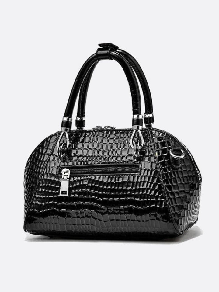 Croc effect handbag 
