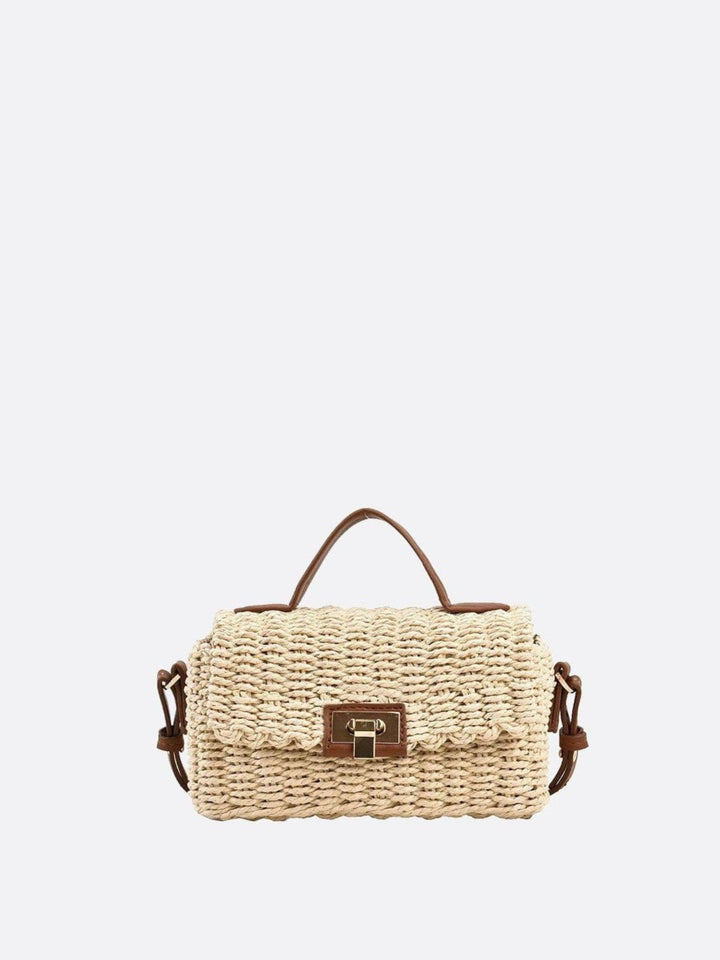 Sac à main cordelette beige