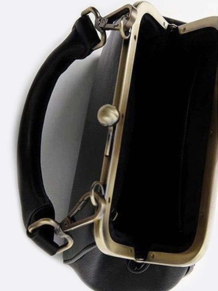Retro leather purse handbag