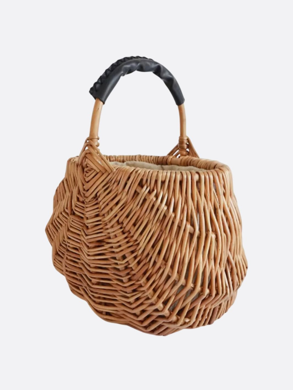 sac panier rotin