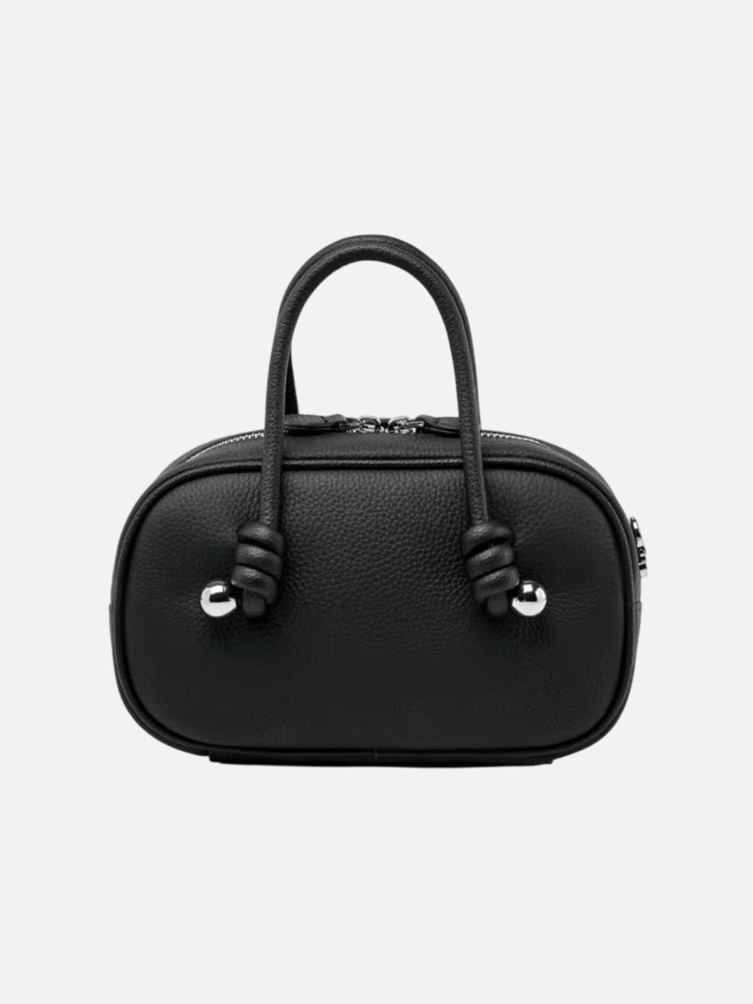 sac à main rectangulaire cuir noir