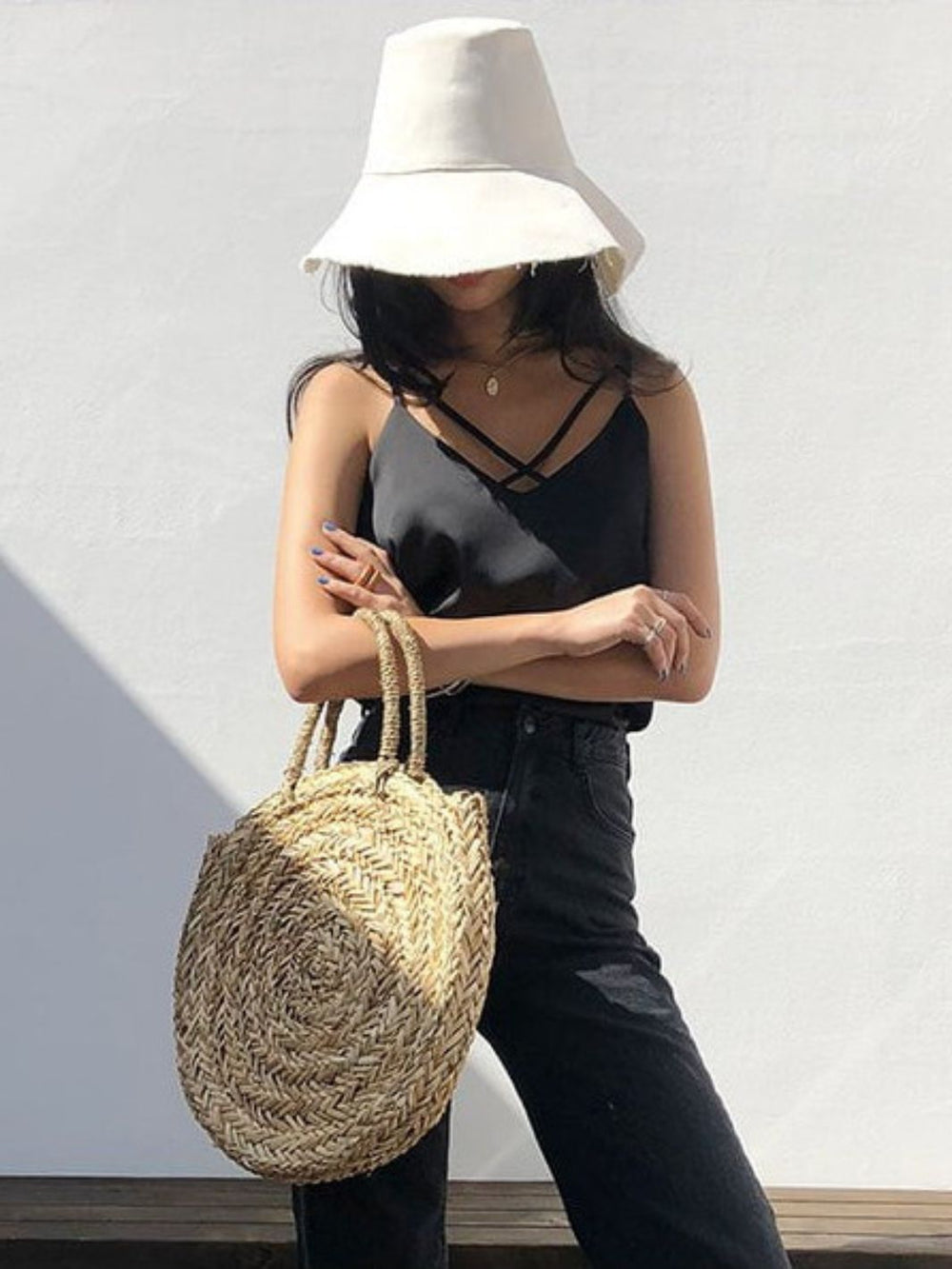 sac rond en osier