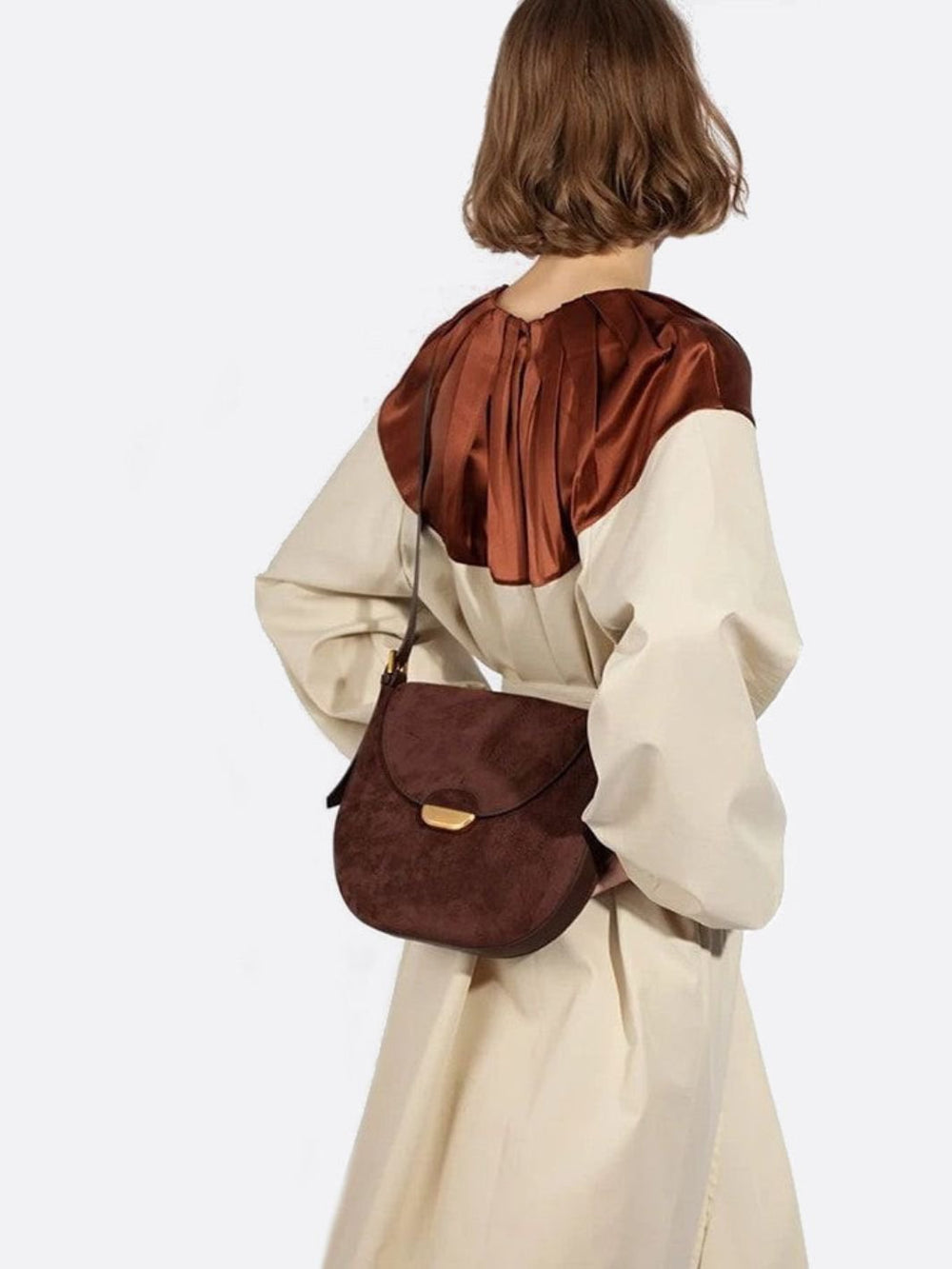 sac cuir marron femme