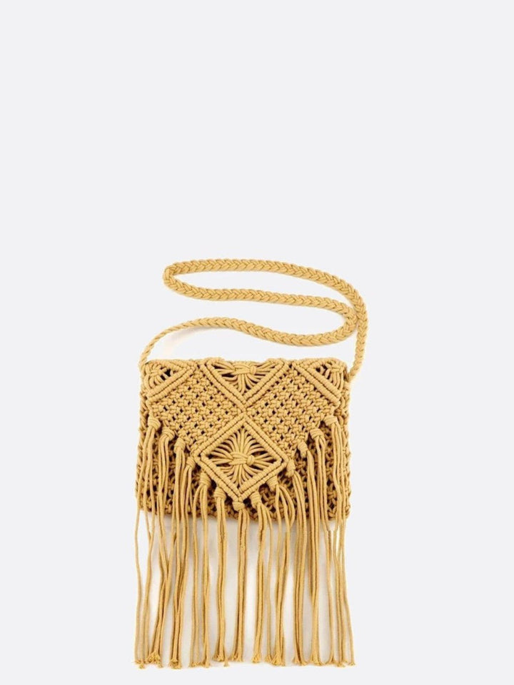 Macrame shoulder bag