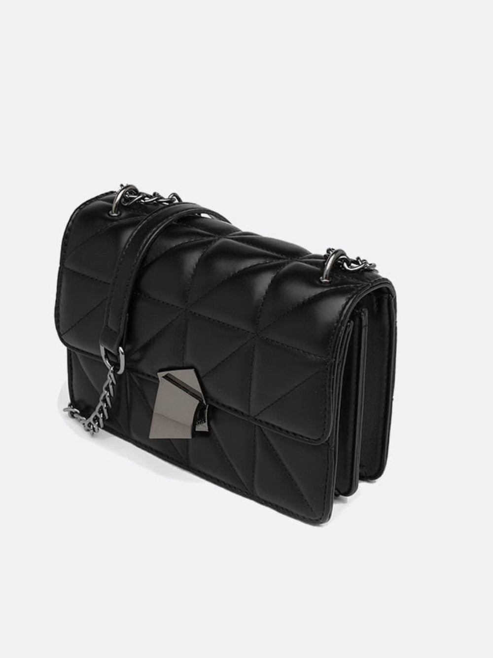 sac bandouliere matelassé noir