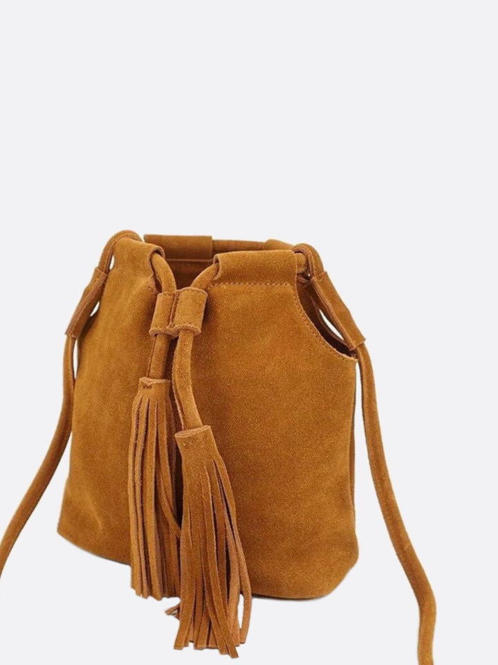 Sac bourse daim