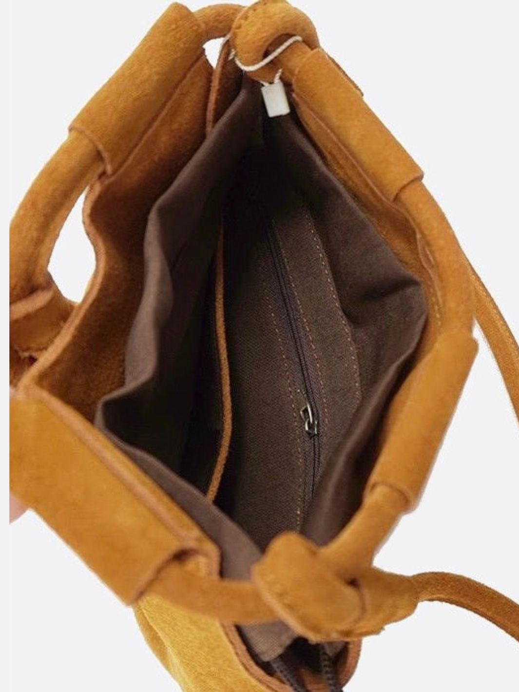 Suede purse bag