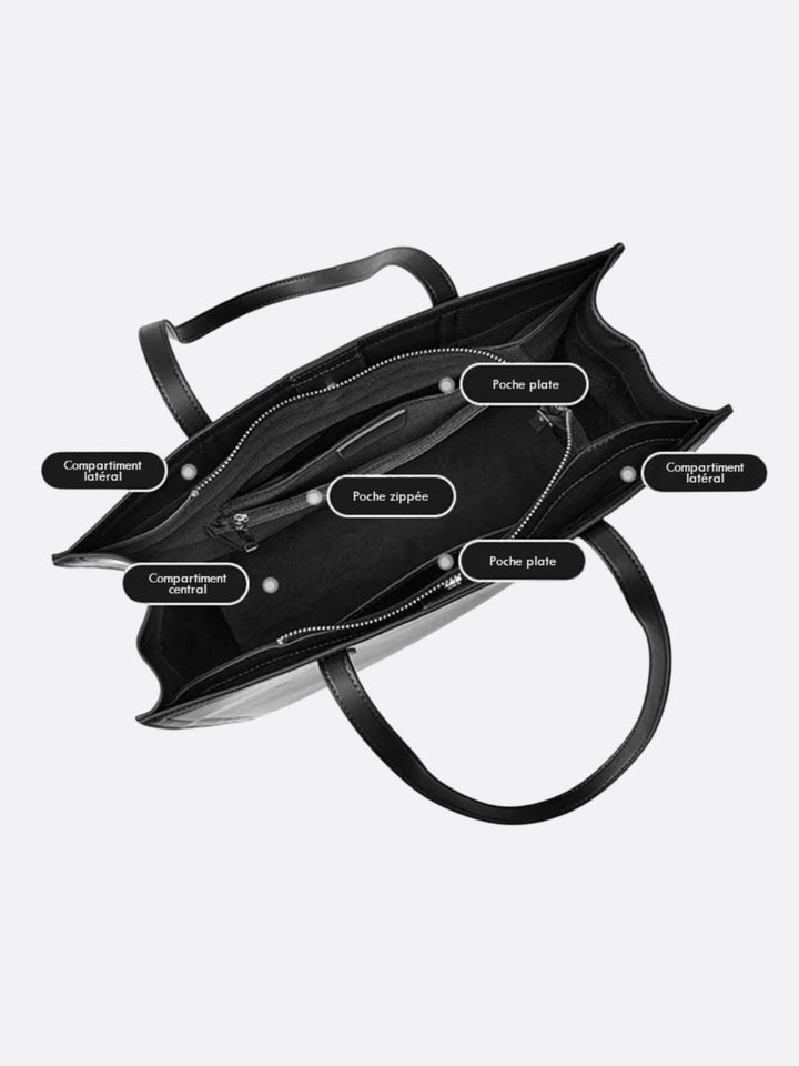 Leather shoulder bag