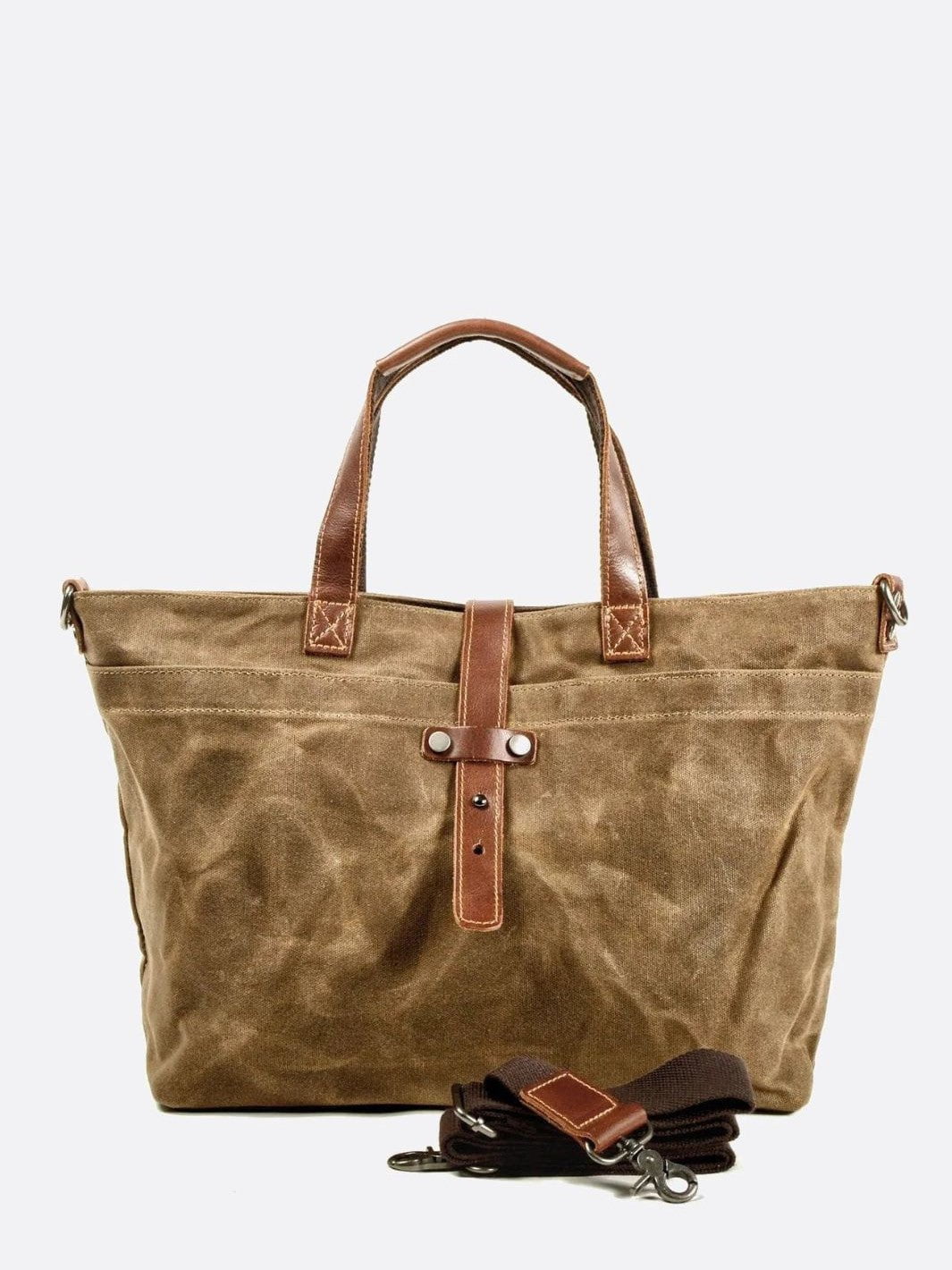 Sac cabas toile marron clair