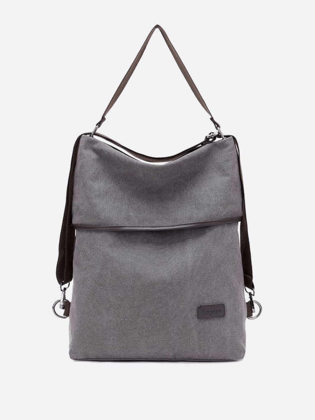 Sac convertible sac à dos gris