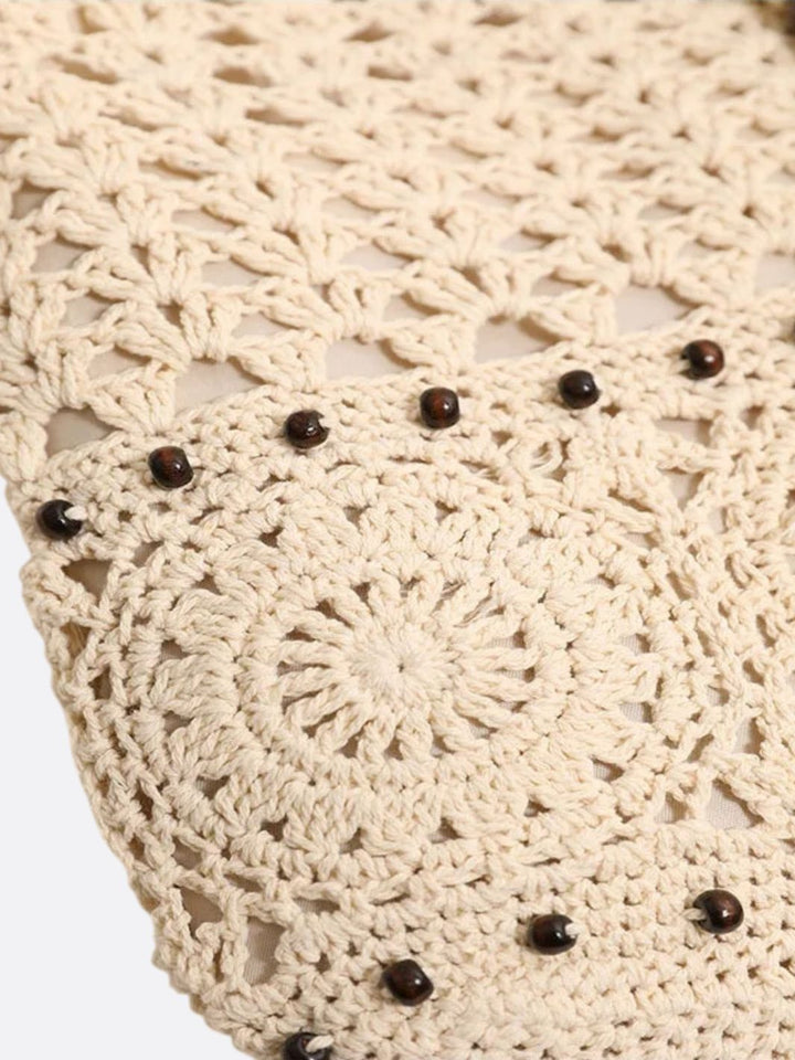 Crochet shoulder bag