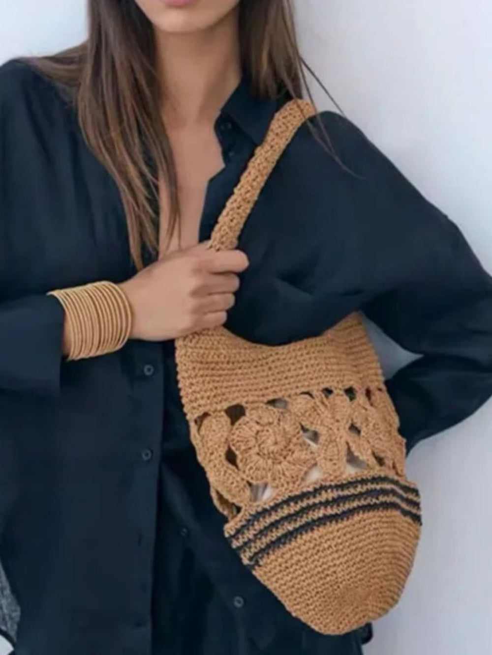 sac raphia femme