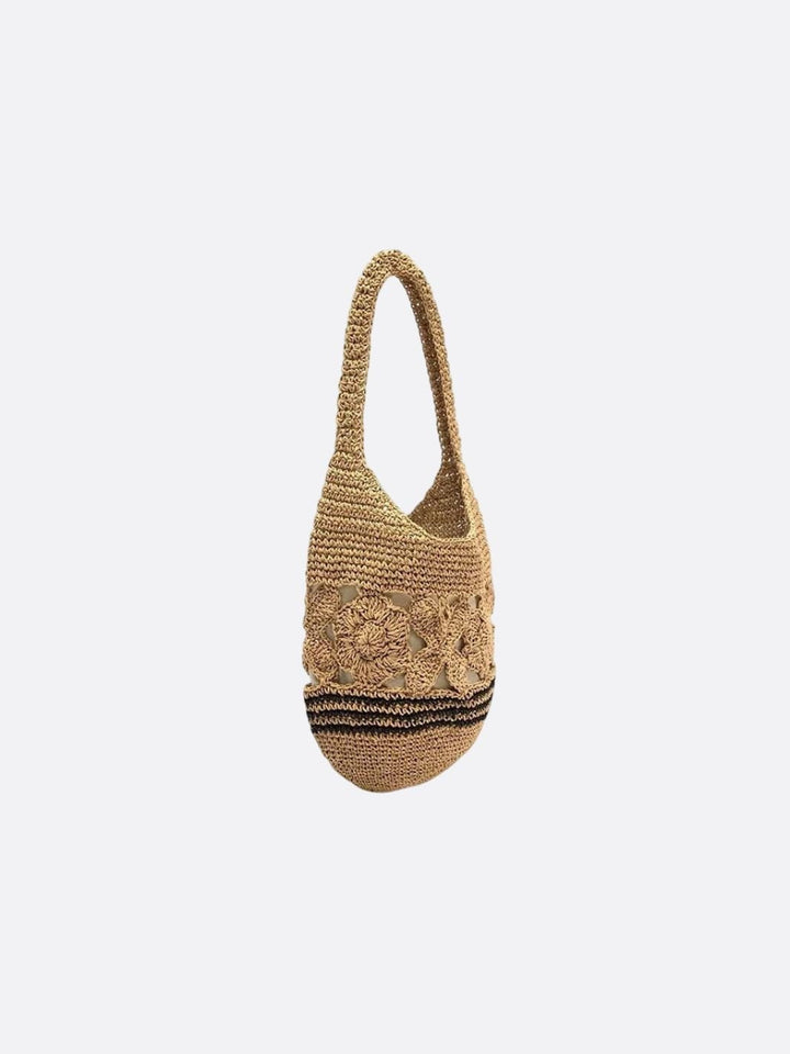 Sac raphia porté épaule