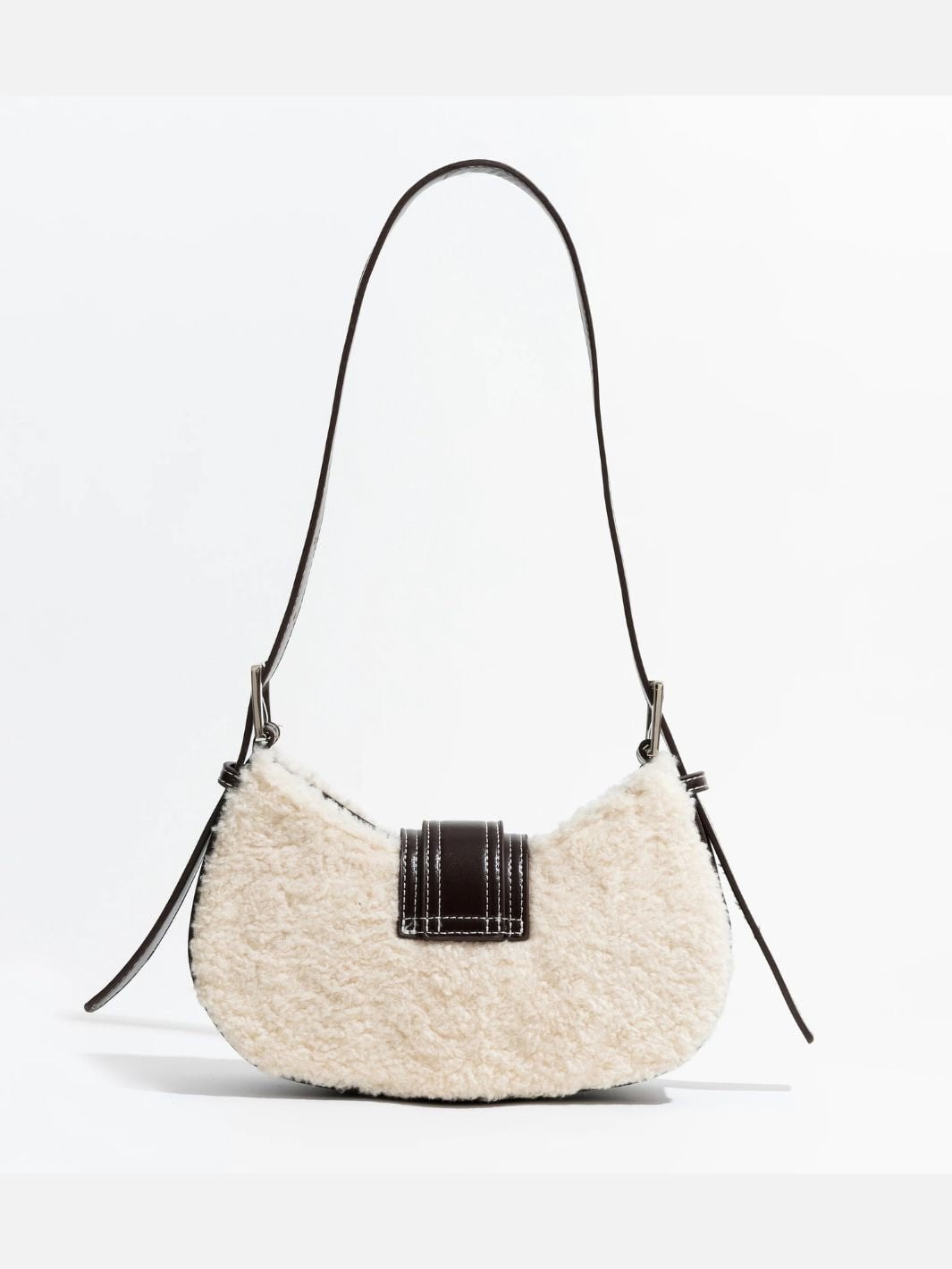Fur and leather bag