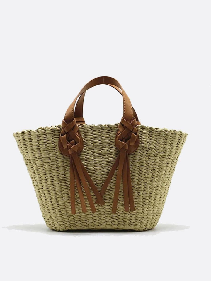 sac osier et cuir