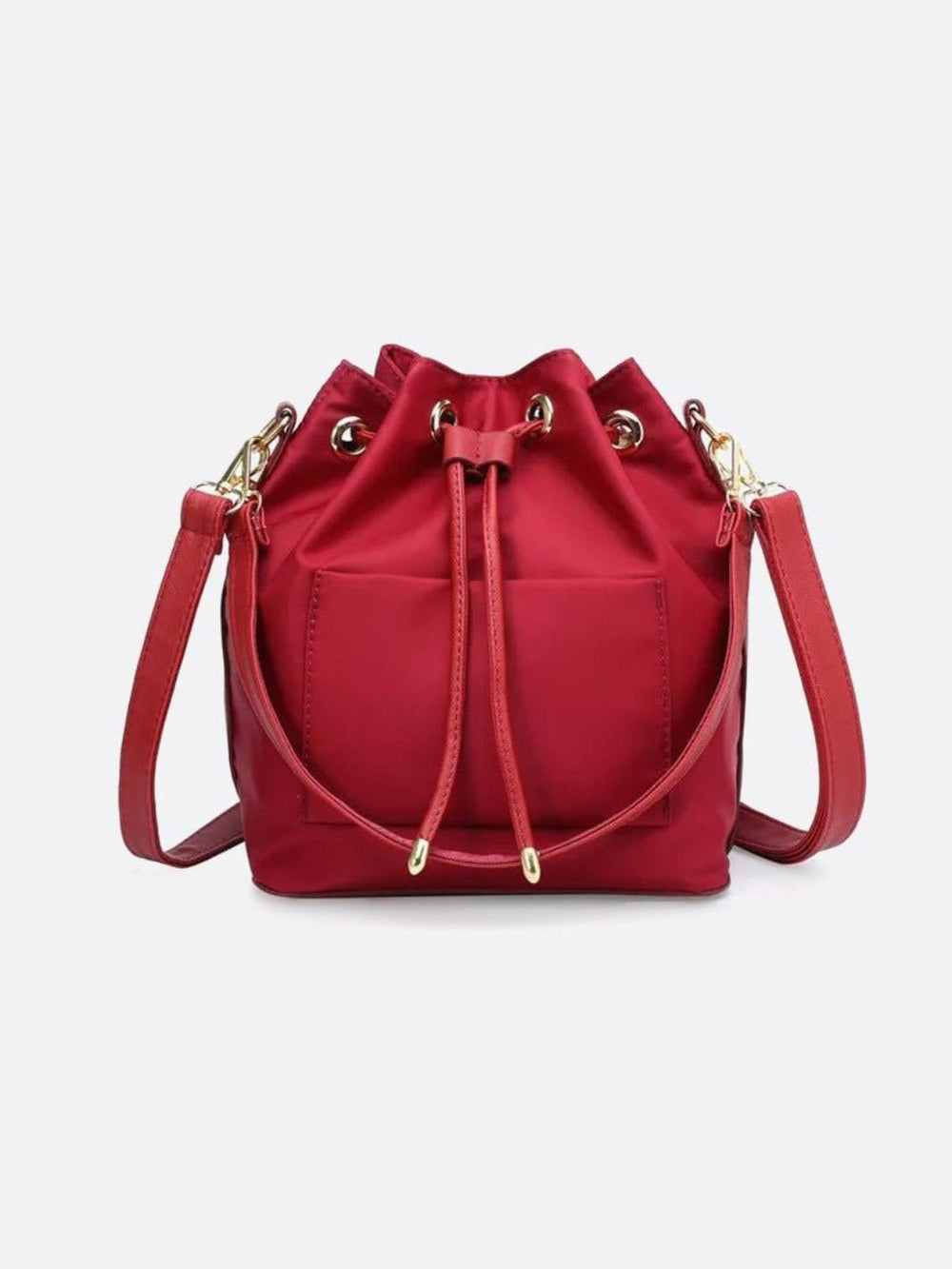 Sac seau toile rouge