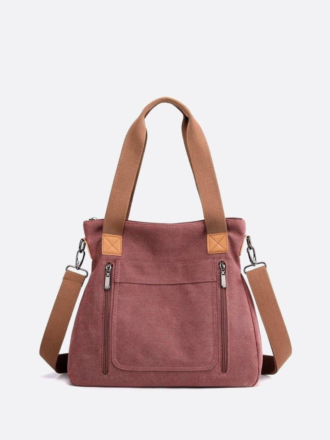 sac toile rouge