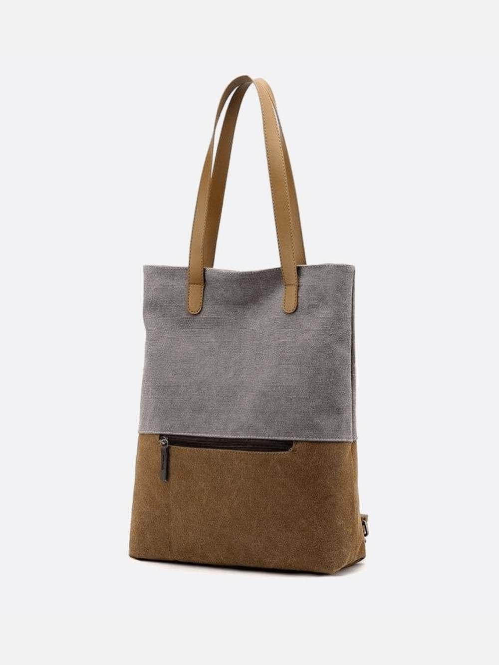 Sac toile femme porté épaule et dos